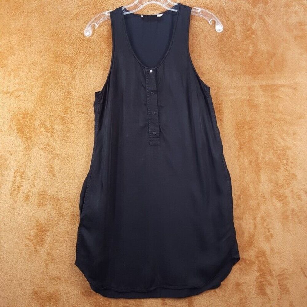 ALEXANDER WANG Womens Dress Size 4 Black Pullover Shift Sleeveless Tank Pockets
